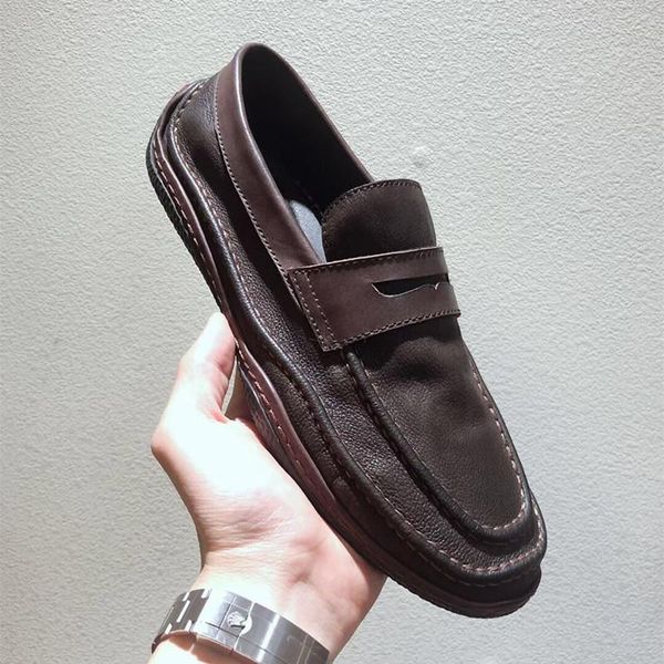 dress shoes vintage first layer cowhide loafers men's slip-on soft sole casual leather 02c, Black
dress shoes vintage first layer cowhide loafers men's slip-on soft sole casual leather 02c, Black