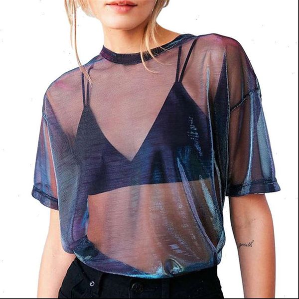 summer women t shirts b ling transparent shirt sheer short sleeve mesh tshirt party casual loose s xl, White
summer women t shirts b ling transparent shirt sheer short sleeve mesh tshirt party casual loose s xl, White