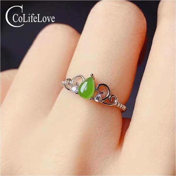 cluster rings colife jewelry 925 silver jasper ring 4*6mm natural fashion jade for young girl, Golden;silver
cluster rings colife jewelry 925 silver jasper ring 4*6mm natural fashion jade for young girl, Golden;silver
