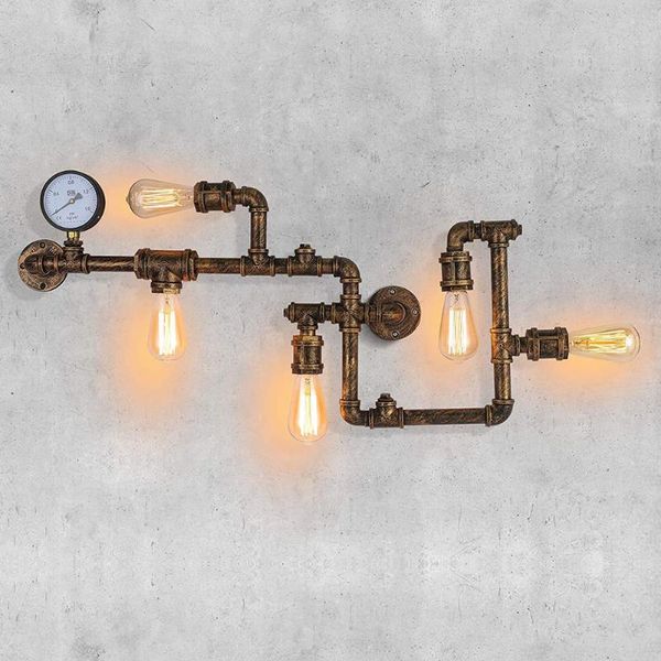 wall lamp industrial lighting steampunk iron tube retro e27 220-240v socket kitchen bedroom
wall lamp industrial lighting steampunk iron tube retro e27 220-240v socket kitchen bedroom