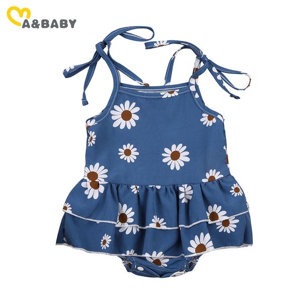 0-24m summwer born infant baby girl romper flower ruffles bow jumpsuit sleeveless playsuit sunsuit clothes 210515, Blue
0-24m summwer born infant baby girl romper flower ruffles bow jumpsuit sleeveless playsuit sunsuit clothes 210515, Blue