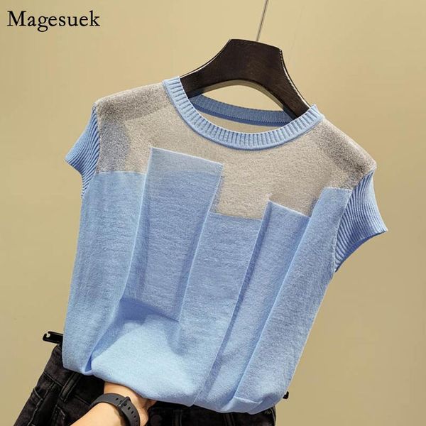 patchwork silk knitted women blouse 2021 fashion o-neck short sleeve pullover for thin ladies blouses blusas 8796 women's & shirts, White
patchwork silk knitted women blouse 2021 fashion o-neck short sleeve pullover for thin ladies blouses blusas 8796 women's & shirts, White