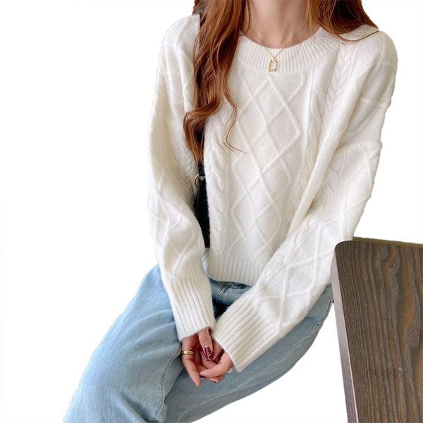 women's sweaters pullovers women o neck long sleeve solid color female jumper autumn fashion basic soft knitted warm clothes, White;black
women's sweaters pullovers women o neck long sleeve solid color female jumper autumn fashion basic soft knitted warm clothes, White;black