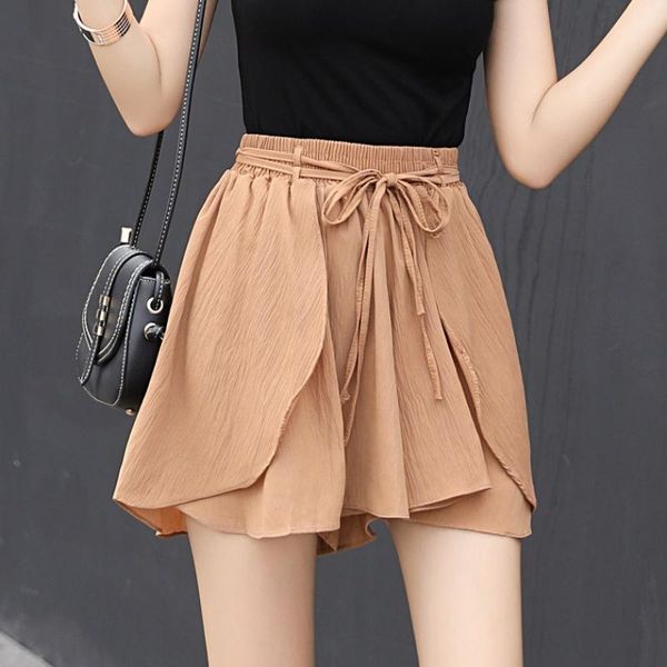chiffon shorts skirts women sale summer elastic waist skorts short drawstring vintage feminino women's, White;black
chiffon shorts skirts women sale summer elastic waist skorts short drawstring vintage feminino women's, White;black