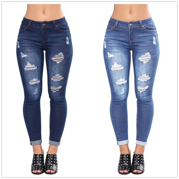 70% off outlet online fashion ripped jeans for women casual slim lifting butt elastic denim pencil pants street trousers s-3xl, Blue
70% off outlet online fashion ripped jeans for women casual slim lifting butt elastic denim pencil pants street trousers s-3xl, Blue