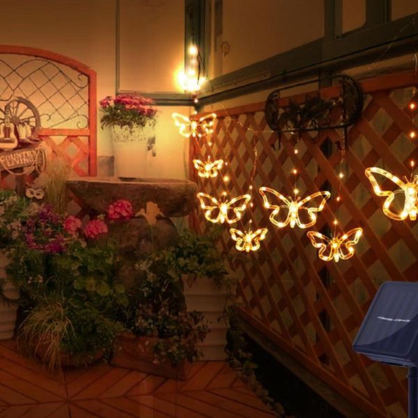 strings garden solar butterfly string lights outdoors fairy christmas waterproof curtain courtyard holiday decoration
strings garden solar butterfly string lights outdoors fairy christmas waterproof curtain courtyard holiday decoration