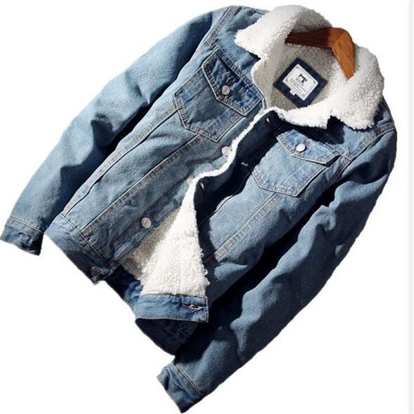 men's jackets men jacket and coat trendy warm fleece thick denim 2021 winter fashion mens jean outwear male cowboy plus size, Black;brown
men's jackets men jacket and coat trendy warm fleece thick denim 2021 winter fashion mens jean outwear male cowboy plus size, Black;brown