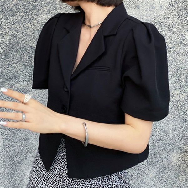 women's suits & blazers hzirip streetwear plus size high waist summer solid vintage sleeves short femme all-match blazers fut7, White;black
women's suits & blazers hzirip streetwear plus size high waist summer solid vintage sleeves short femme all-match blazers fut7, White;black