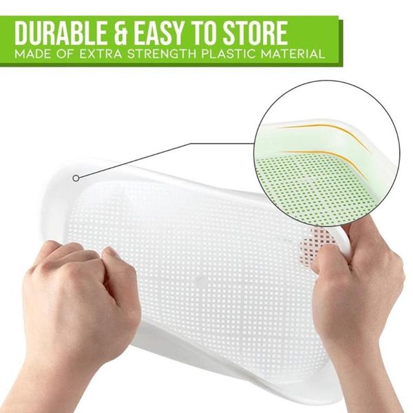planters & pots plastic seed sprouter tray durable sprouting for microgreens sprouts grow shop nursery trays indoor garden 33x26x5cm
planters & pots plastic seed sprouter tray durable sprouting for microgreens sprouts grow shop nursery trays indoor garden 33x26x5cm