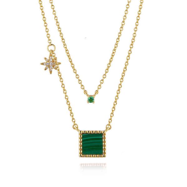 han ma yinxin s925 sterling silver necklace female french 18k gold multi layered wearing ins malachite panyu
han ma yinxin s925 sterling silver necklace female french 18k gold multi layered wearing ins malachite panyu