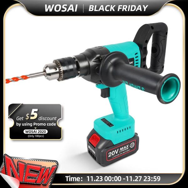 professiona electric drills wosai 20v brushless drill 25+1 torque 115nm cordless screwdriver 4.0ah li-ion battery power can hit ice
professiona electric drills wosai 20v brushless drill 25+1 torque 115nm cordless screwdriver 4.0ah li-ion battery power can hit ice