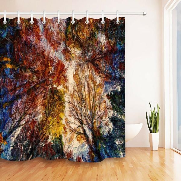 shower curtains 100% polyester fabric abstract watercolor forest curtain bath set
shower curtains 100% polyester fabric abstract watercolor forest curtain bath set