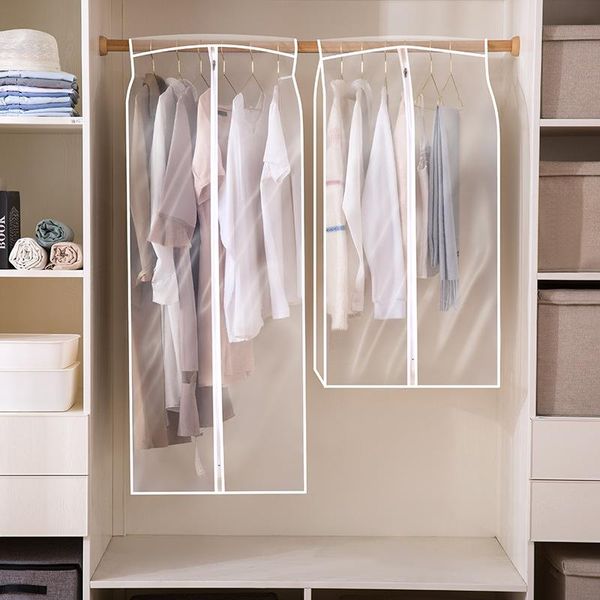 clothing & wardrobe storage thickened peva 3d clothes dust cover transparent bag coat suit finishing hanging case large capacity organizer
clothing & wardrobe storage thickened peva 3d clothes dust cover transparent bag coat suit finishing hanging case large capacity organizer