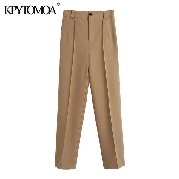 kpytomoa women fashion with seam detail straight pants vintage high waist zipper fly office wear female trousers mujer 210319, Black;white
kpytomoa women fashion with seam detail straight pants vintage high waist zipper fly office wear female trousers mujer 210319, Black;white