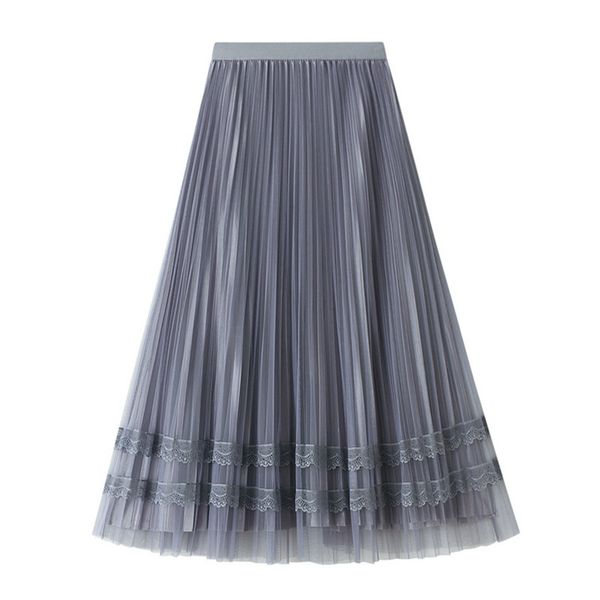 spring summer tulle skirts womens midi pleated skirt women fashion elastic high waist mesh tutu 210524, Black
spring summer tulle skirts womens midi pleated skirt women fashion elastic high waist mesh tutu 210524, Black