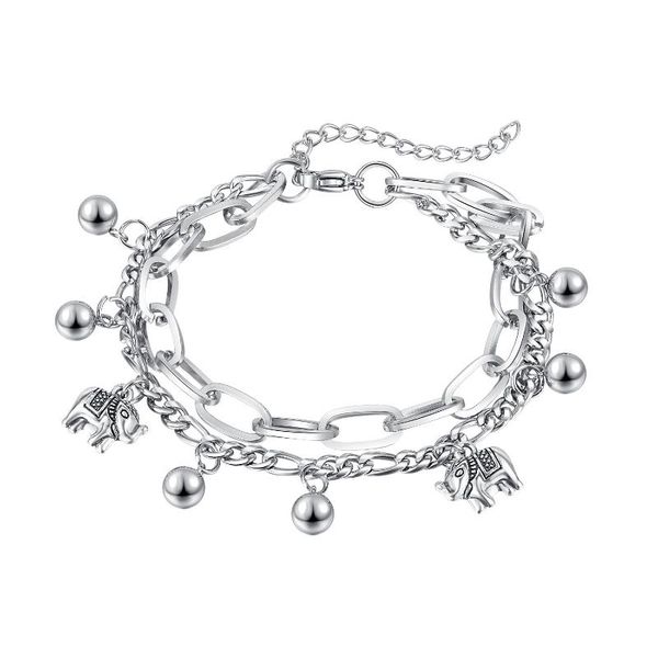 charm bracelets fate love brand trendy lady women elephant bracelet mulit layered stainless steel metal fashion jewelry, Golden;silver
charm bracelets fate love brand trendy lady women elephant bracelet mulit layered stainless steel metal fashion jewelry, Golden;silver