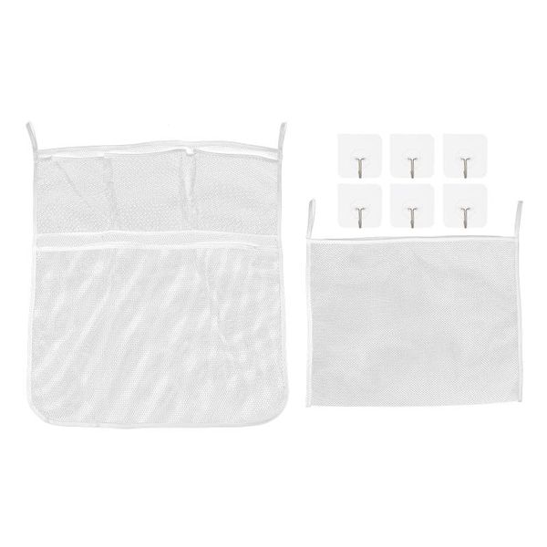 bath accessory set 8pcs/set bathroom baby toys storage pouch household hanging net bag sticky hook
bath accessory set 8pcs/set bathroom baby toys storage pouch household hanging net bag sticky hook