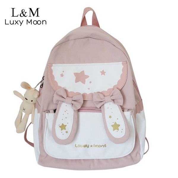lolita rabbit backpack cute bow ears school bag teenage girls sweet backpacks students children harajuku kids rucksack xa885h 211021
lolita rabbit backpack cute bow ears school bag teenage girls sweet backpacks students children harajuku kids rucksack xa885h 211021