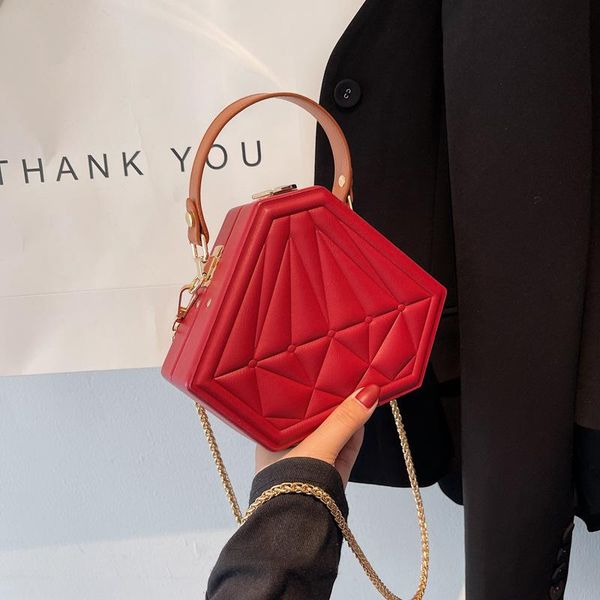 evening bags original brand 2021 shoulder women's stereotype polygon chain box small fashion
evening bags original brand 2021 shoulder women's stereotype polygon chain box small fashion
