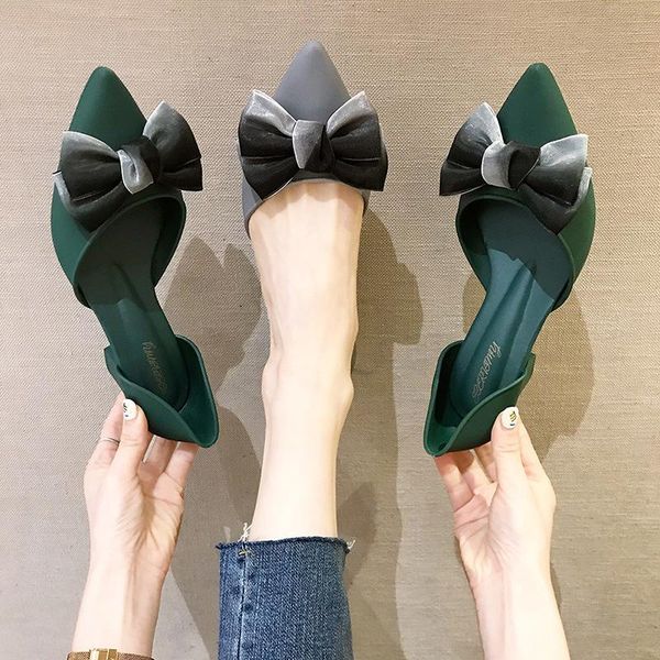 pointed toe sandals women summer thick heel jelly shoes with bow 2021 female plastic casual femele pumps, Black
pointed toe sandals women summer thick heel jelly shoes with bow 2021 female plastic casual femele pumps, Black