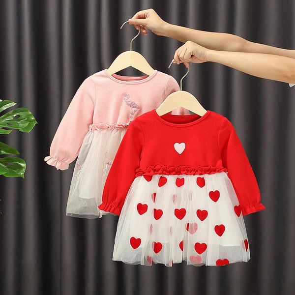 girl's dresses fashion cute princess dress baby girls little cake korean style long sleeve, Red;yellow
girl's dresses fashion cute princess dress baby girls little cake korean style long sleeve, Red;yellow