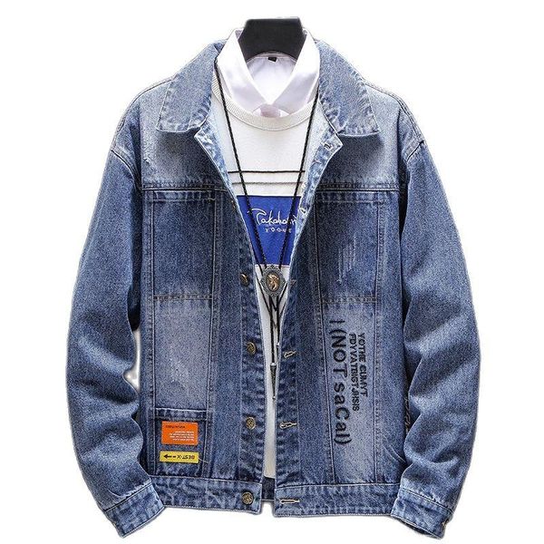 men's jackets autumn 2021 fashion streetwear working clothes for men denim jacket man's korean student overalls coat boys couple, Black;brown
men's jackets autumn 2021 fashion streetwear working clothes for men denim jacket man's korean student overalls coat boys couple, Black;brown
