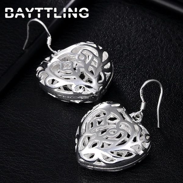 925 sterling silver 38mm fine hollow heart drop earrings for woman fashion charm engagement gift jewelry dangle & chandelier
925 sterling silver 38mm fine hollow heart drop earrings for woman fashion charm engagement gift jewelry dangle & chandelier