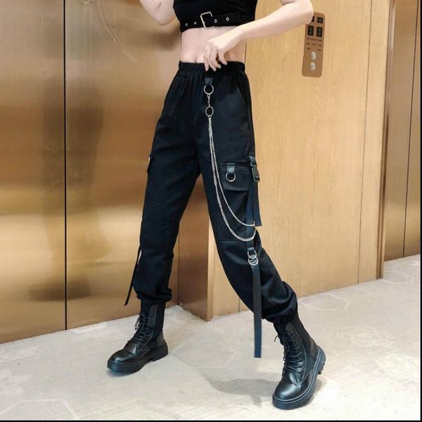 cool ribbons chains cargo street womens capri fashion hip hop gothic black sweatpants pockets loose casual trouser, Black;white
cool ribbons chains cargo street womens capri fashion hip hop gothic black sweatpants pockets loose casual trouser, Black;white