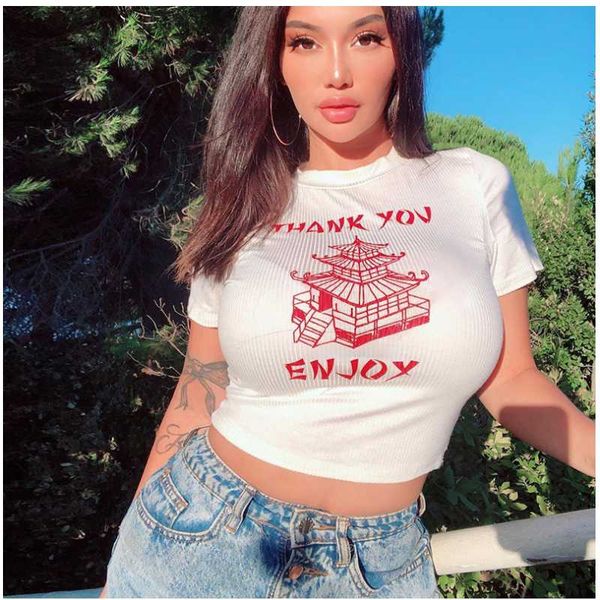 summer women's short sleeve t-shirt round collar letter print fashion slimming casual pullover female navel, White
summer women's short sleeve t-shirt round collar letter print fashion slimming casual pullover female navel, White