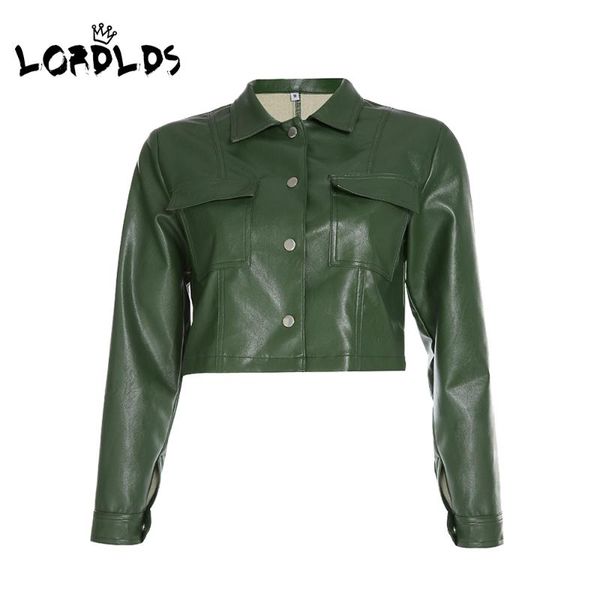 women's jackets lordlds women short cropped jacket 2021 ladies green streetwear long sleeve pu leather and coats outwear, Black;brown
women's jackets lordlds women short cropped jacket 2021 ladies green streetwear long sleeve pu leather and coats outwear, Black;brown
