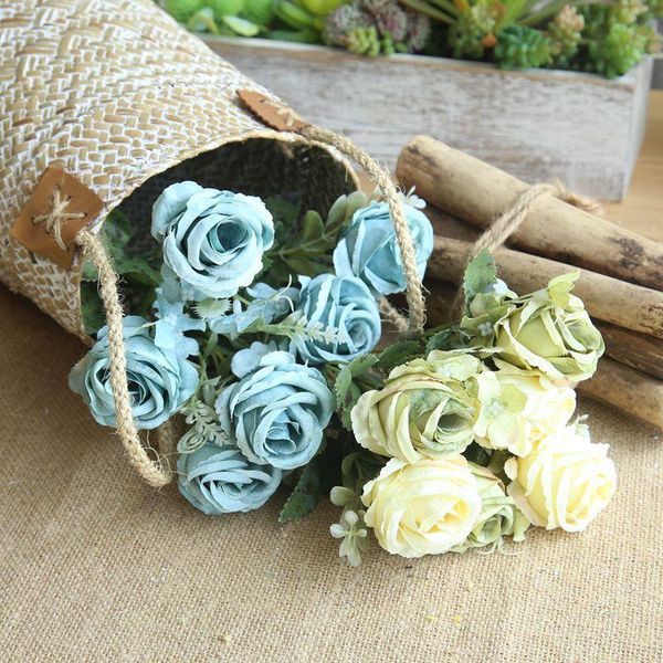 decorative flowers & wreaths 6 head bouquet rose european-style artificial flower family decoration wedding road lead wall fake
decorative flowers & wreaths 6 head bouquet rose european-style artificial flower family decoration wedding road lead wall fake