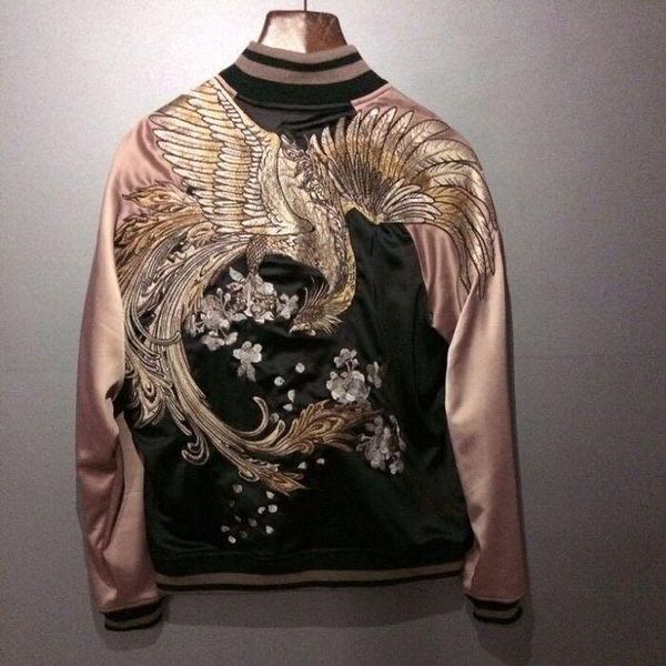 women's jackets japanese style men and women spring autumn retro yokosuka couple embroidery baseball pilot jacket coat student cool coa, Black;brown
women's jackets japanese style men and women spring autumn retro yokosuka couple embroidery baseball pilot jacket coat student cool coa, Black;brown