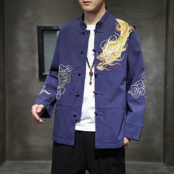 moyi autumn 2021 chinese style men's jacket embroidery coil tang jk603 jackets, Black;brown
moyi autumn 2021 chinese style men's jacket embroidery coil tang jk603 jackets, Black;brown