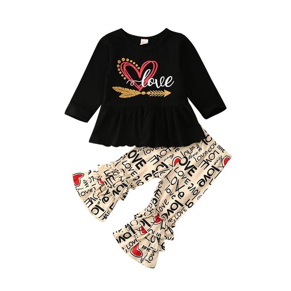 valentines day toddler kid baby girl outfits clothes sets letter print t-shirt dress+pants autumn sets, White
valentines day toddler kid baby girl outfits clothes sets letter print t-shirt dress+pants autumn sets, White
