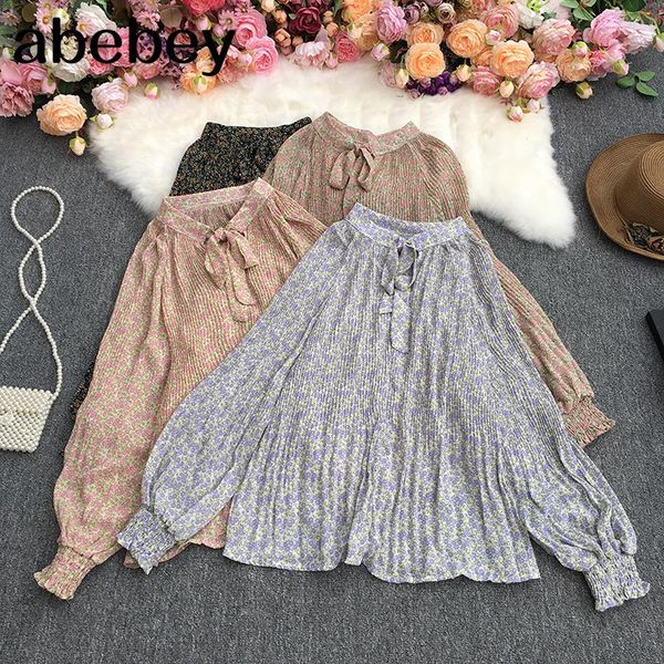 women's blouses & shirts 2021 summer vintage stand collar long sleeve shirt lace up bow high waist pleated loose casual floral top, White
women's blouses & shirts 2021 summer vintage stand collar long sleeve shirt lace up bow high waist pleated loose casual floral top, White