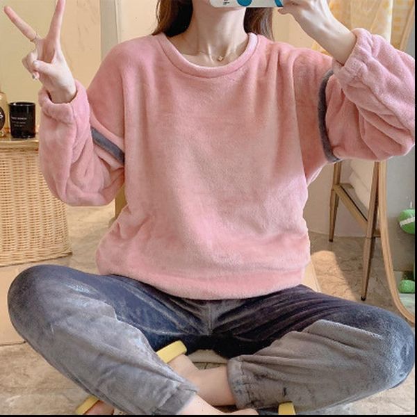 winter pajamas sets warm womens sleepwears pyjamas round neck pijamas mujer home clothes dropshipping, Black;red
winter pajamas sets warm womens sleepwears pyjamas round neck pijamas mujer home clothes dropshipping, Black;red
