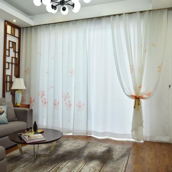 curtain & drapes chinese hand-painted window tulle curtains modern simple flowers pink voile for living room bedroom sheer home textile
curtain & drapes chinese hand-painted window tulle curtains modern simple flowers pink voile for living room bedroom sheer home textile