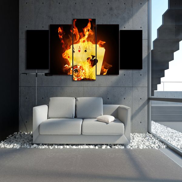 hd printed poker flame painting on canvas room decoration print poster picture canvas(no frame)
hd printed poker flame painting on canvas room decoration print poster picture canvas(no frame)
