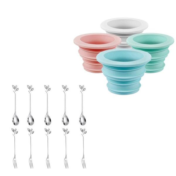 forks 4 pcs silicone ring seal plug washing machine with 5spoon+5forks leaf coffee cake spoon fork
forks 4 pcs silicone ring seal plug washing machine with 5spoon+5forks leaf coffee cake spoon fork