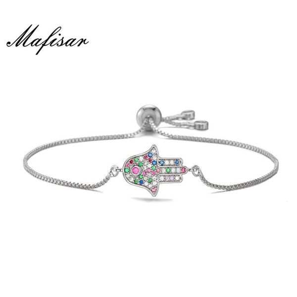 mafisar copper multi cz zircon hamsa hand charm bracelets for women girl diy jewelry female party wholesale dropship, Golden;silver
mafisar copper multi cz zircon hamsa hand charm bracelets for women girl diy jewelry female party wholesale dropship, Golden;silver