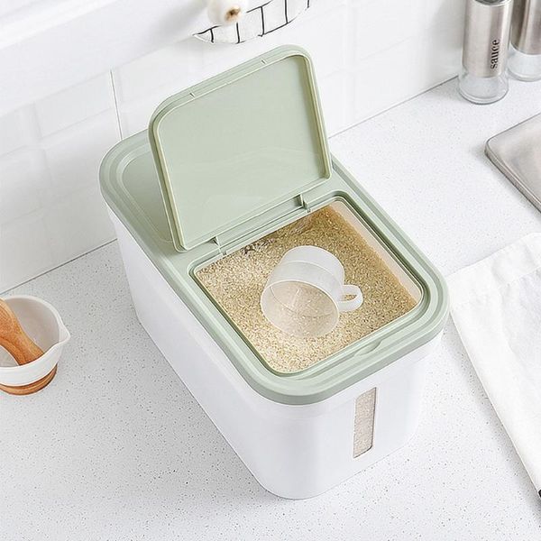 storage bottles & jars 10kg rice container transparent box cylinder barrel grain bucket insect-proof moisture-proof kitchen supplies
storage bottles & jars 10kg rice container transparent box cylinder barrel grain bucket insect-proof moisture-proof kitchen supplies
