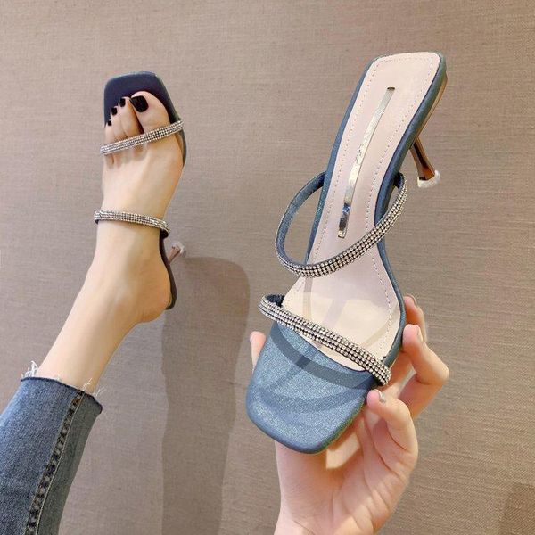 sandals high-heeled and slippers women's summer word with rhinestone fashion ladies, Black
sandals high-heeled and slippers women's summer word with rhinestone fashion ladies, Black