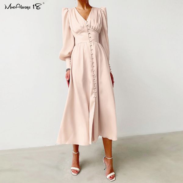 2021mnealways18 puff sleeve vintage satin midi dress women v-neck party pleated dress black elegant bodycon dress ladies chic ruched, Black;gray
2021mnealways18 puff sleeve vintage satin midi dress women v-neck party pleated dress black elegant bodycon dress ladies chic ruched, Black;gray