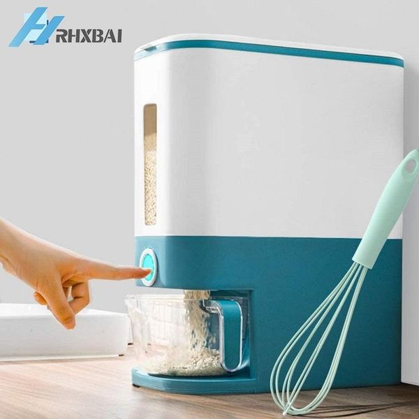 plastic rice bucket cereal dispenser pet nano insect-proof sealed box measuring cup kitchen organizer and storage container bottles & j jars
plastic rice bucket cereal dispenser pet nano insect-proof sealed box measuring cup kitchen organizer and storage container bottles & j jars