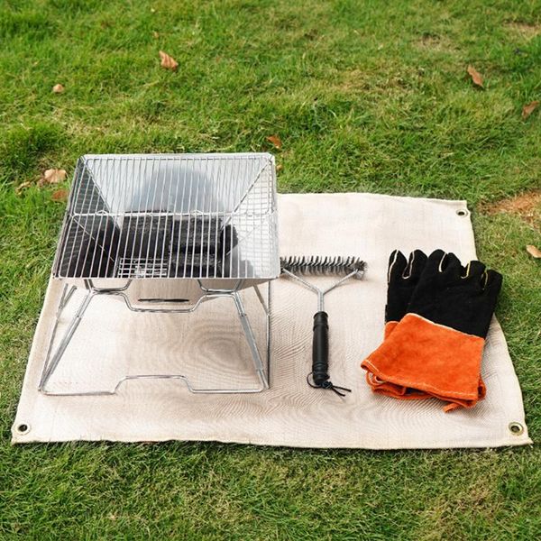 barbecue fire blanket glass fiber insulation mat for outdoor camping picnic protective cloth flame retardant grill mats pads
barbecue fire blanket glass fiber insulation mat for outdoor camping picnic protective cloth flame retardant grill mats pads