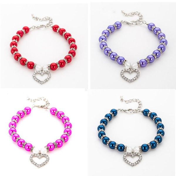 dog collars & leashes 1pcs imitation pearl rhinestone pet collar pendants cute necklace accessories jewelry neck chain for cats
dog collars & leashes 1pcs imitation pearl rhinestone pet collar pendants cute necklace accessories jewelry neck chain for cats