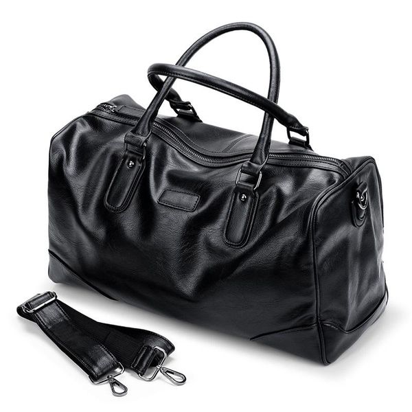 duffel bags black pu leather fitness training gym bag for men large capacity handbag male travel shoulder crossbody organizer duffle
duffel bags black pu leather fitness training gym bag for men large capacity handbag male travel shoulder crossbody organizer duffle