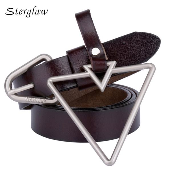 belts female triangle ring genuine leather for women decorative waist strap fashion girl clothes & accessories belt c210, Black;brown
belts female triangle ring genuine leather for women decorative waist strap fashion girl clothes & accessories belt c210, Black;brown