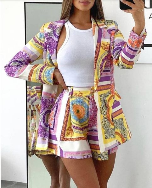 women's tracksuits rmsfe 2021 women autumn fashion digital color blocking long sleeve lapel print shorts small suit 2 piece set, Gray
women's tracksuits rmsfe 2021 women autumn fashion digital color blocking long sleeve lapel print shorts small suit 2 piece set, Gray