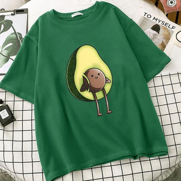 women's t-shirt women t-shirts summer cute avocado printed tees female short sleeve white tshirt for lady casual mujer
women's t-shirt women t-shirts summer cute avocado printed tees female short sleeve white tshirt for lady casual mujer